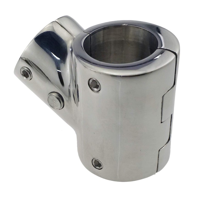 Heavy Duty 316SS Boat Hand Rail Fitting- Polished 60 Degree