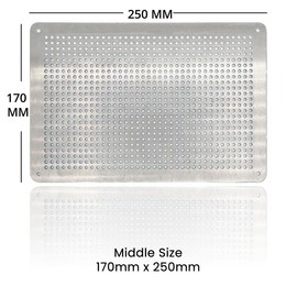 Air Brick Cover for Pest Proofing – Rat/Mouse Prevention Air Vent Cover – Aluminium Alloy Cover to Stop Rodents & pests Entering Property – for Internal or External use (Pack of 1, 170x250mm)