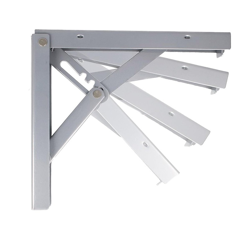 MS Beschläge Heavy Duty Folding Console 1 Pair Steel Shelf