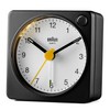 Braun Classic Analogue Travel Alarm Clock with Snooze Function and