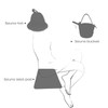 Red Cedar Large Sauna Bucket with Ladle, with Sauna Hat