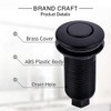 Garbage Disposal SinkTop Air Switch Kit with Long Button,Brass Made