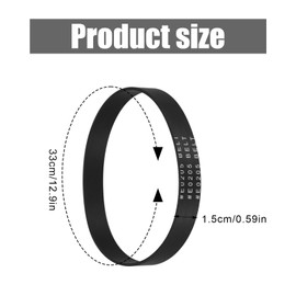 PEUTIER 4pcs Vacuum Belts Style U for Eureka Airspeed Upright Bagless Vacuum Cleaner Modes AS1000 AS1000A AS1001 AS1001A AS1002A, Replacement E0205 Belts Compare Parts 83797 61120 Series