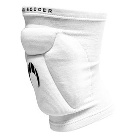 HO Soccer Atomic White Sport Knee Pads, White, M
