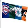 3x5 Philadelphi'a Four Teams Sports Fans Flag - Eagles, Phillies,