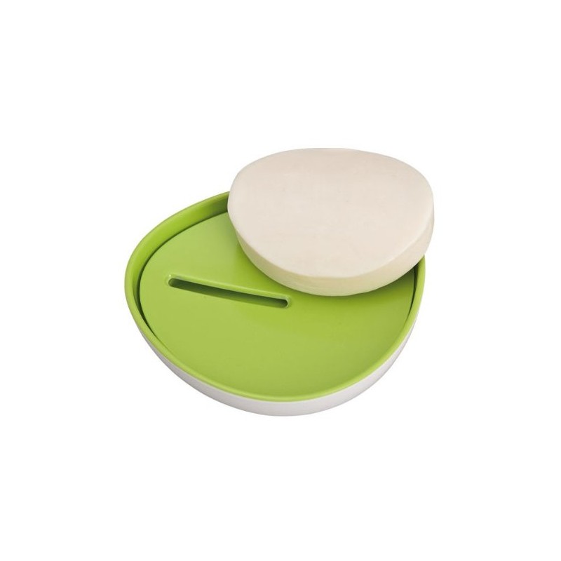 WENKO Alcamo Soap Dish Melamine Soap Dish Green