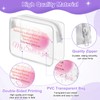 Sister Quotes Gifts Clear Makeup Bags with Zipper Sister Friendship