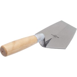 MARSHALLTOWN The Premier Line 19 8.25L 8 1/4-Inch Bucket Trowel, Left Hand with a Wood Handle