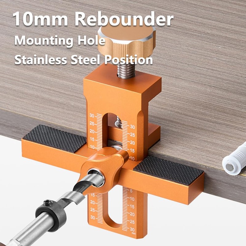 Cabinet Door Installation Positioner, Cabinet Door Mounting Device for Easy