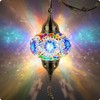 Yarra-Decor Turkish Moroccan Pendant Hanging Light with 15-Foot Cord -