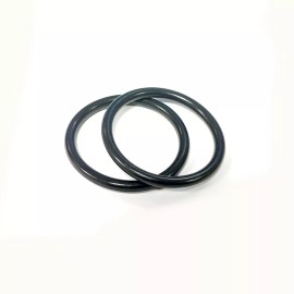 Unbranded 2x Nitrile Rubber O-Rings - 6.8mm ID 10.6mm OD 1.9mm Cross-Section - P7 Metric