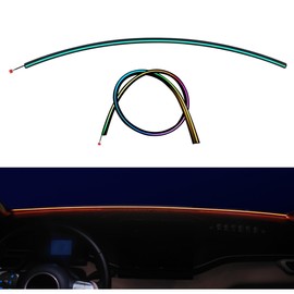 Universal Car Ambient Lighting Kit - 99% Vehicle Fit, Flexible Eco-Silicone, Music Sync & APP Control, Adjustable Brightness, Low-Heat LED Strips, -30℃~60℃ Tolerance