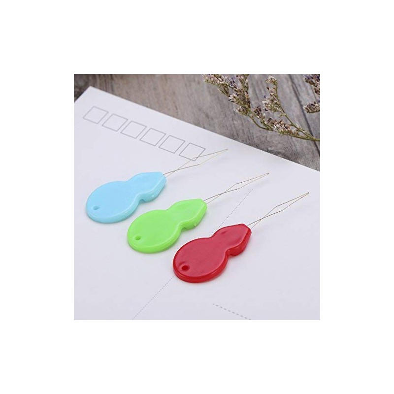 rosenice 20pcs Needle Threader Sewing Needles Threader for Needle Eye