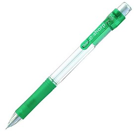 Pentel E-Sharp Automatic Pencil, 0.5mm, Green Accents, Box of 12 (AZ125D)