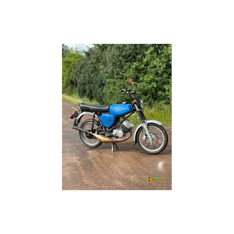 Transparent Large Simson S51 B Sticker IFA Electronic DDR Trend