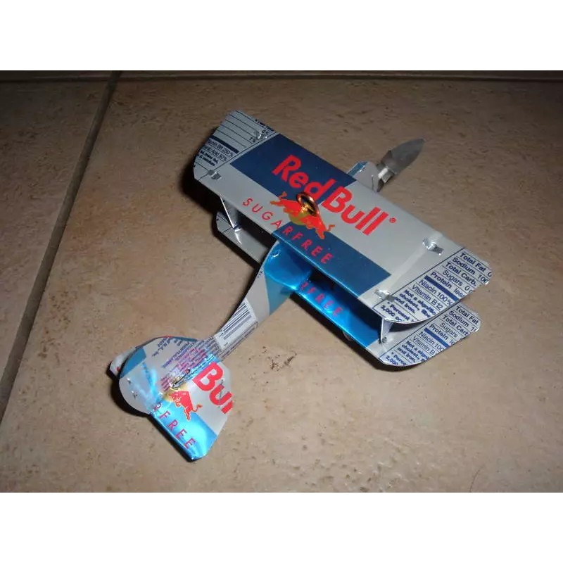 RED BULL ENERGY DRINK Can Plane Airplane SUGAR-FREE