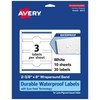 Avery Durable Waterproof Wraparound Band Labels, Sure Feed Technology, 2-3/8"