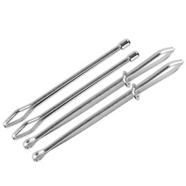 QANYEGN Elastic Cord Threading Pliers, Clip on Threading Needle Set, Sewing Accessories DIY Tools for Threading Elastic Bands