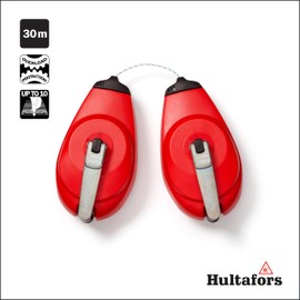 Hultafors CLP Duo Double Striking Line Device, Made in France, Premium Chalk Line with 30 m Length and Robust ABS Housing, Ideal for Roofers, Craftsmen and Much More, 653013