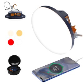 Voice Control 10000mAh Rechargeable Camping Light with - 4000LM 3000K/4500K/6500K Portable LED Lantern, IPX4 Waterproof Tent Light for Camping, Power Failure Emergency (30W pro)
