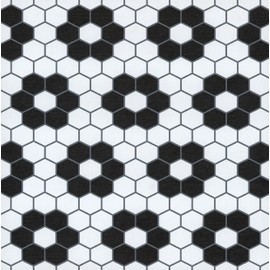 FloorPops Black Biscotto Peel & Stick Floor Tiles, FP3931