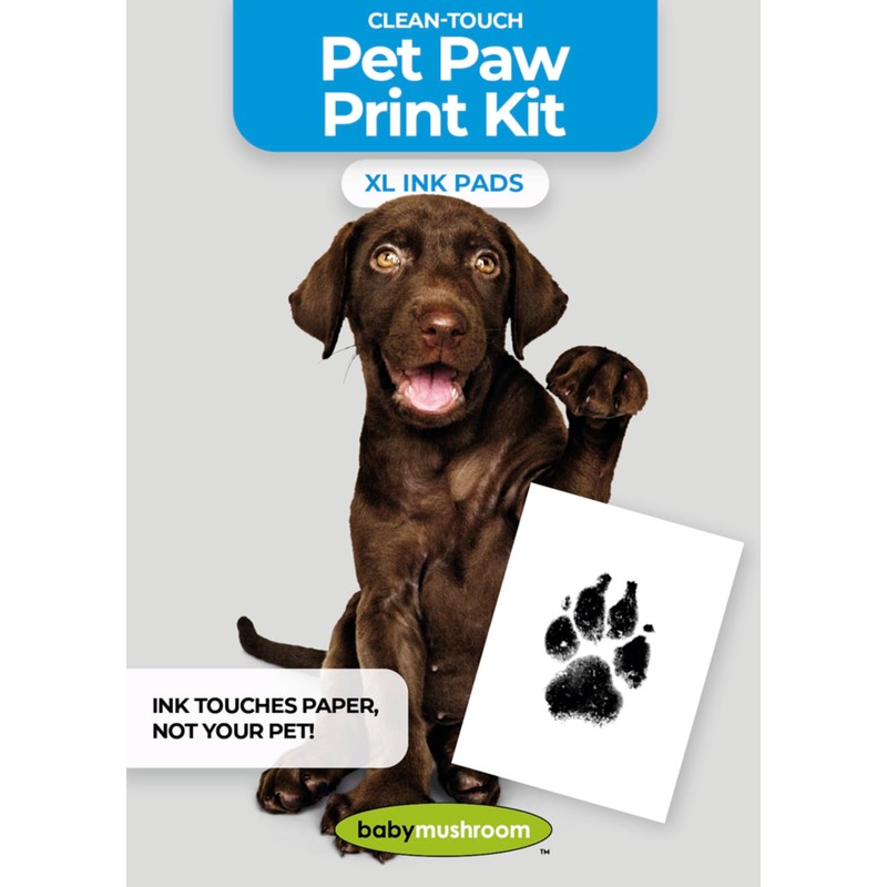 Large Inkless Pet Paw Print Kit | Clean-Touch Ink Pads