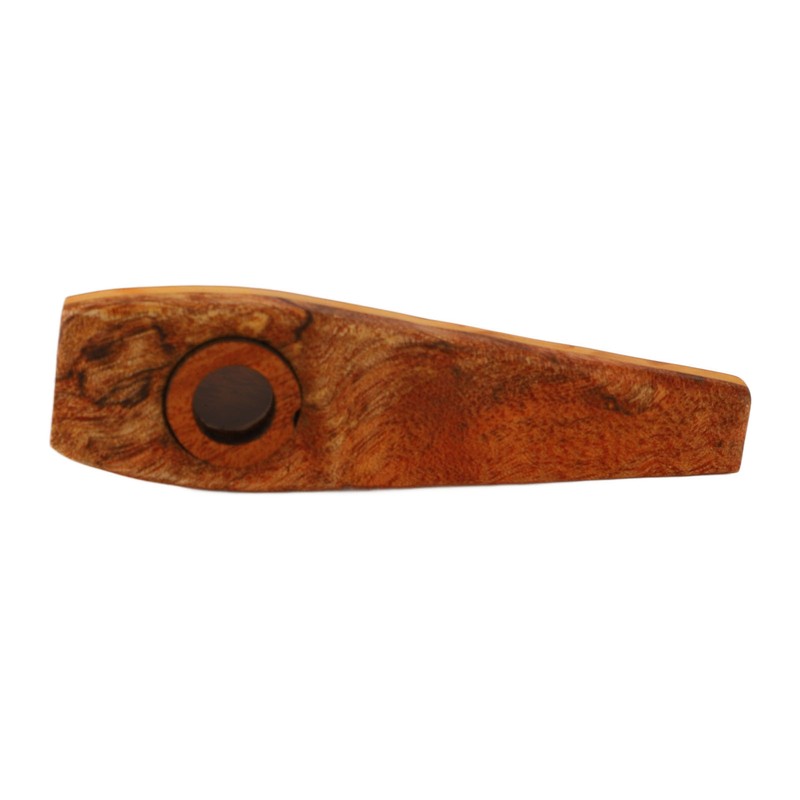 Kazoo Flute Maple Wood Flute Musical Wind Instrument with Diaphragm