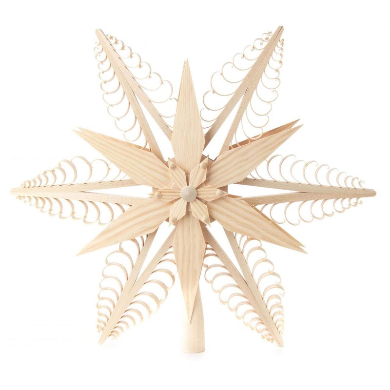 Dregano Star Tree Topper Star Ornament Made in Germany