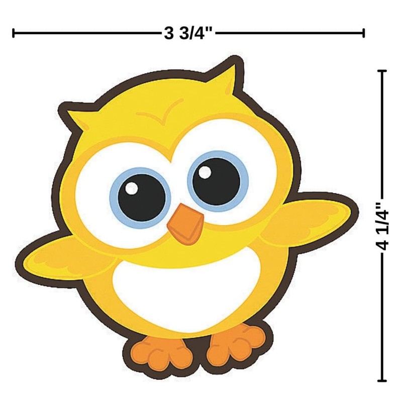 Fun Express Owl Bulletin Board Cutouts – Colorful & Educational