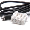 vhbw AUX Audio Adapter Cable Car Radio (120 cm) Compatible