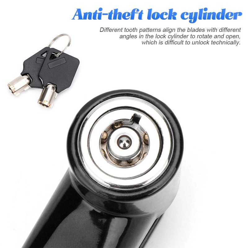 JNNJ Motorcycle Disc Brake Lock, Anti-Theft Heavy Duty Bicycle Brake