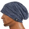 VECRY Men Slouch Hollow Beanie Thin Summer Cap Skullcap (Multi