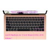 Spanish Language Black Keyboard Cover Compatible for MacBook Air 13
