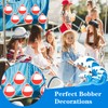 50 Pcs Paper Bobbers Decorations Paper Bobber Cut Outs Bobbers