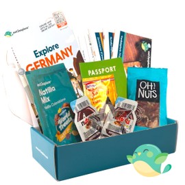 Kids Real Dessert Baking Kit for Families - Interactive & Educational Kit Includes 3 Recipe Cards with Key Ingredients, Baking Tools - Ideal Gift for Kids with Explorer Guide (Explore Germany)