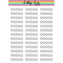 Star Rating Planner Sticker | Libby and Lou Sticker Co