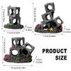 AIMALL Resin Square Fish Tank Cave Set 2/3/5 Cubes Aquarium