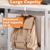 Vinommart 6 Pcs Adjustable Table Hooks for Hanging Bags, Heavy