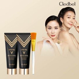(Hyundai Home Shopping) Cledbel One Kill V Lifting Mask Pack 1+1 Brush 1 / (현대홈쇼핑)끌레드벨 원킬브이리프팅 마스크팩1+1 브러쉬1개