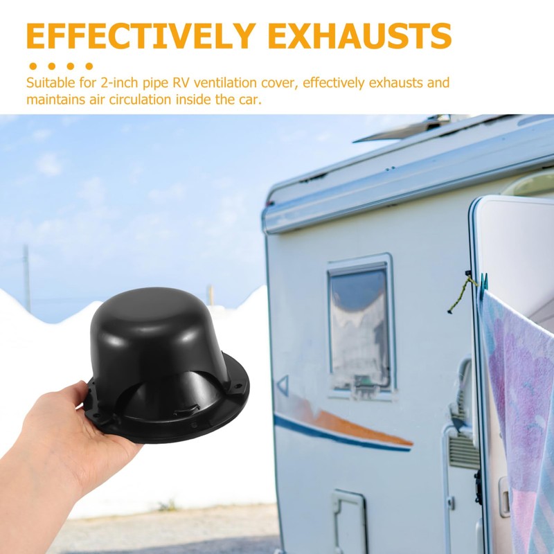 Mobestech 2 Inch Rv Plumbing Vent Caps Plastic Roof Vent