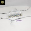 Firework Swwal Handmade Nail Tips - Long Ballerina / 불꽃스왈