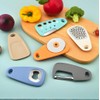 6-Piece Multi-Functional Effort-Saving，Space-Saving Kitchen Tool Set: Pizza Cutter + Peeler