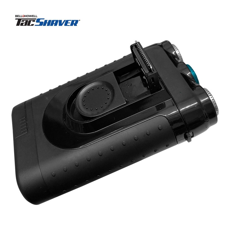 Bell+Howell Tacshaver 3D Rechargeable Rotary Shaver for Men with Pop-up
