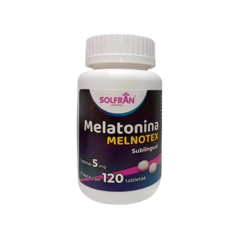 Melatonina Melnotex 5mg, 120 Tab Sublingual