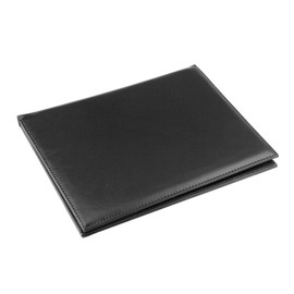 Clipboard PU Leather Binder Bi-Fold Clip File Pod A4 File Folder Conference Paper Document Holder Document Document Note Clip Business Card Pocket Pen Holder Desktop Underlay Signature Pod Stylish