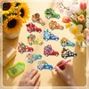 12 Pcs Diamond Art Magnets Seasonal Truck Refrigerator DIY Craft