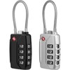 Diyife TSA Luggage Locks, [2 Packs] [Long Shackle] 4 Digit