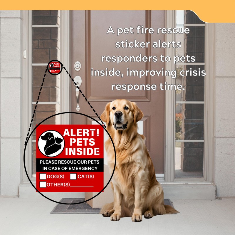 Pet Smoke Detector, Smoke Alarm for Pet Rescue in Fire