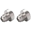Podavelle 6AN Male Stainless Steel Weld On Bung Fitting Adapter