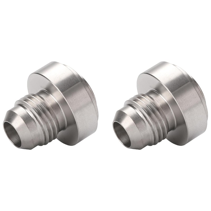 Podavelle 6AN Male Stainless Steel Weld On Bung Fitting Adapter